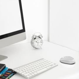 INCA IWM-243RG Candy Design Wireless Mouse, 2.4GHz Wireless, Auto Sleep Mode, 800-1600 DPI (Grey)