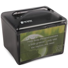 Carlisle FoodService Products San Jamar H4003TBK H4003 - Dispensador de servilletas, Capacidad de 200, Color Negro