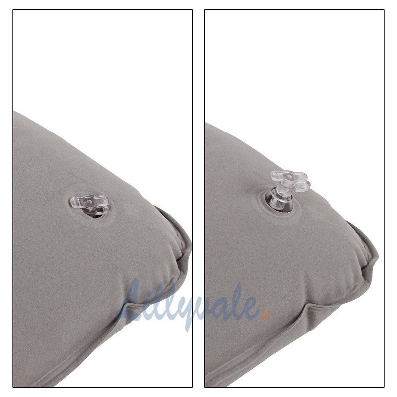 Inflatable Travel Neck Pillow - Soft Flight Rest/Support Cushion Head