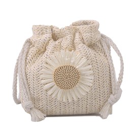 CATOR Strohtasche Damen Stroh Umhängetasche Vintage Strandtasche mit Quaste Strand Stroh Handtasche Crossbody Tasche für Damenreisen und Urlaub strohtaschen damen