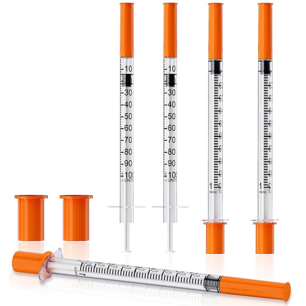 U-100 1mL/cc Lab Syringes with Needle 30G 5/16" (8mm) Individually
