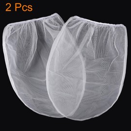 sourcing map 250 Micron Paint Screen Bag Fine Mesh Strainer with Elastic Opening for 5 Gallon Buckets 2Pcs