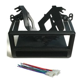 ASC Audio Car Stereo Dash Kit and Wire Harness for installing a Single Din Radio for some Toyota- 2001-2005 RAV4, 2001-2007 Highlander, 2000-2005 MR2