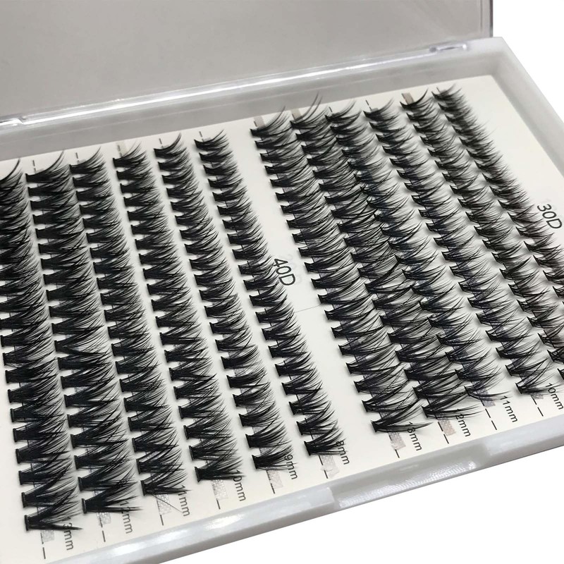 False Eyelashes 240pcs Mixed Tray 30&40D C Curl, Stunning &