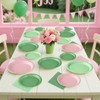 96Pcs Sage Green and Pink Party Decorations Dusty Pink and