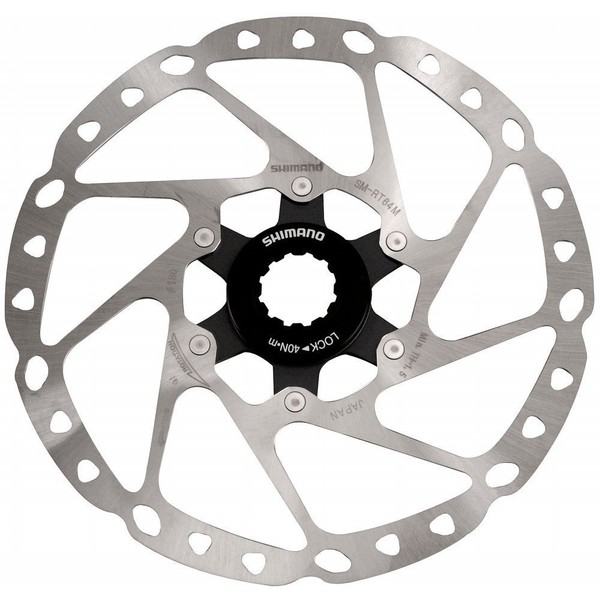 Shimano Smrt64 C/Lock Slx Rotor - Silver/Black, 16 cm