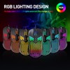 JYCSTE Wired gaming mouse, RGB backlighting and 7200 adjustable DPI,
