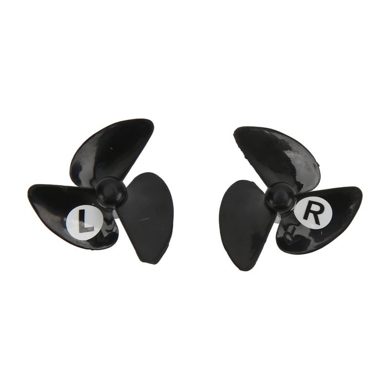 Dilwe RC Boat Propeller Blade, Pack of 2 Plastic Propeller