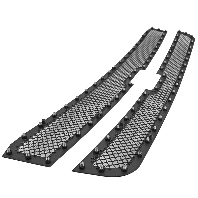 Spec-D Tuning Rivet Style Mesh Black Upper Main Grille Inserts