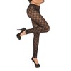 Elegant Moments Women's Lace Leggings, Black, One Size