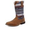 Twisted X Kid's Hooey Boot, Wide Square Toe, Lion Brown