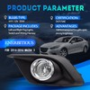 ENERBITIOUS Fog Lights Lamps Replacement for 2014-2016 Mazda 3 Fog
