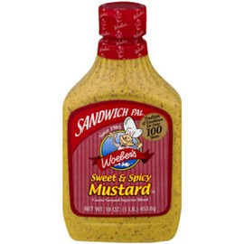 Woeber Mustard Sandwich Pal Sweet Spicy, 16 oz