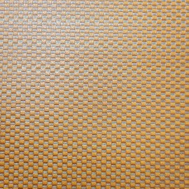 Wallcoveringsmart Plain Orange Gold Metallic Faux Woven Fabric Textured Contemporary strippable Wallpaper