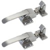 Pack of 2 Oven Fridge Metal Freezer Handle Adjustable Locking