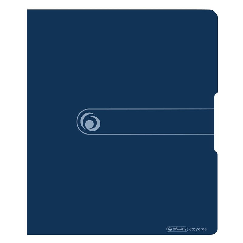 Herlitz Recycled Ring Binder A4 2 Ring Mechanism/dark blue
