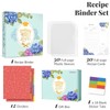 Recipe Binder 8.5x11 3 Ring, Recipe Book to Write in