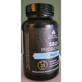 Ancient Nutrition SBO Probiotics Men's, Healthy Gut,  60 Caps 10/23/26 FREE Ship