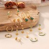 Roheafer 8 Pairs Gold Earrings Set for Women Hypoallergenic 316L