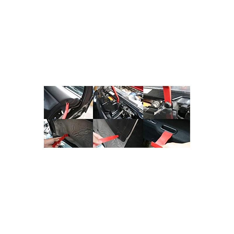 Neilsen CT2287 Car Trim Removal and Moulding Set, Red