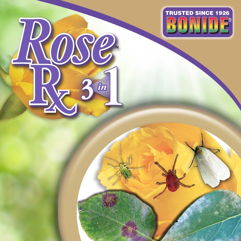 Bonide Rose Rx Multi-Purpose Fungicide, Insecticide and Miticide, 16 oz