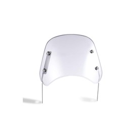 Universal Motorcycle Windscreen Wind Shield Wind Deflector for 5 - 7 Inch Headlight Motorcycle (Transparent)
