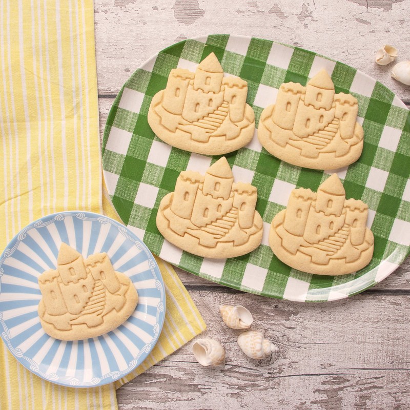 Beach Sand Castle cookie cutter, 1 piece - Bakerlogy