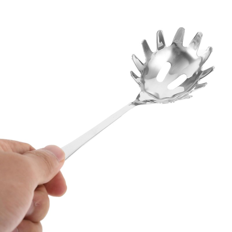 Zerodeko Pasta Server Spaghetti Spoon- Stainless Steel Spaghetti Fork Noodle