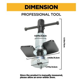 SUJADE SUJADE YAKEFLY Brake Caliper Piston Rewind Tool, Brake Piston Wind Back Tool,Car Rear Brake Pad Wind Back Tool,Right Handle Set Brake Caliper Wind Back Tool for for Replacement of Rear Brake Pad