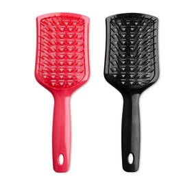 BLMHTWO Pack of 2 Hair Brush Without Pulling, Curly Hair Brush for Detangling, Detangling Hair Brush for Curly Hair and Normal Hair, Hair Brush for Wet and Dry Hair, Gentle Detangling without Pulling