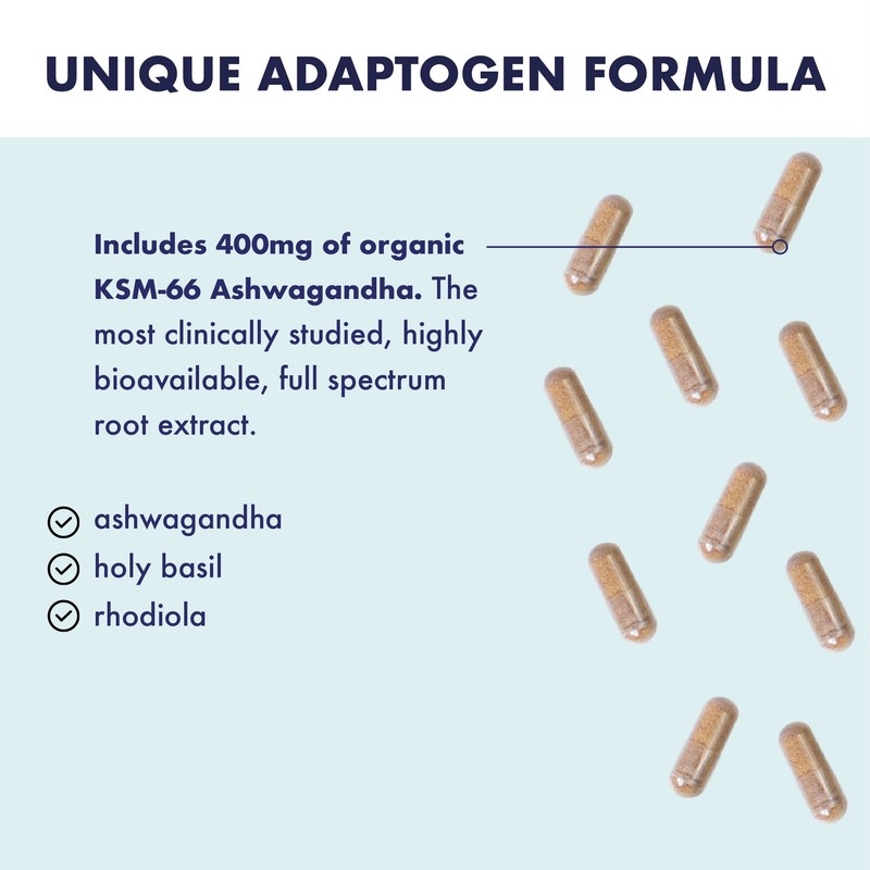 Higher Nature - Ashwagandha & Rhodiola Complex - Reduce Fatigue