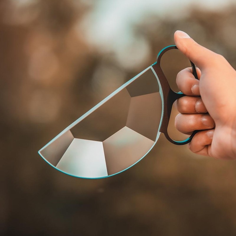 150mm Handheld Semicircle Kaleidoscope Filter Camera Accessories Special Effects Filters