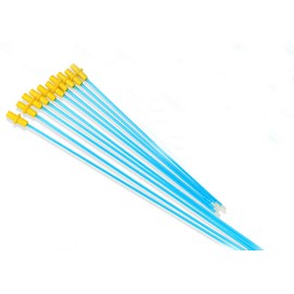 BIPY 50PCS Dog Insemination Catheter Disposable Artificial Insemination Breeding Catheter Tube Using Matched with Syringe Bottle Bag for livestock Dog Pig Sheep Canine