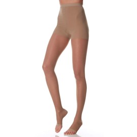 Scudotex Panty 240 Denier Open Offene Spitze Farbe Natur Größe 3-1 Stück