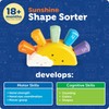Learning Resources Sunshine Shape Sorter, Ages 18 Months+, Toddler Shape