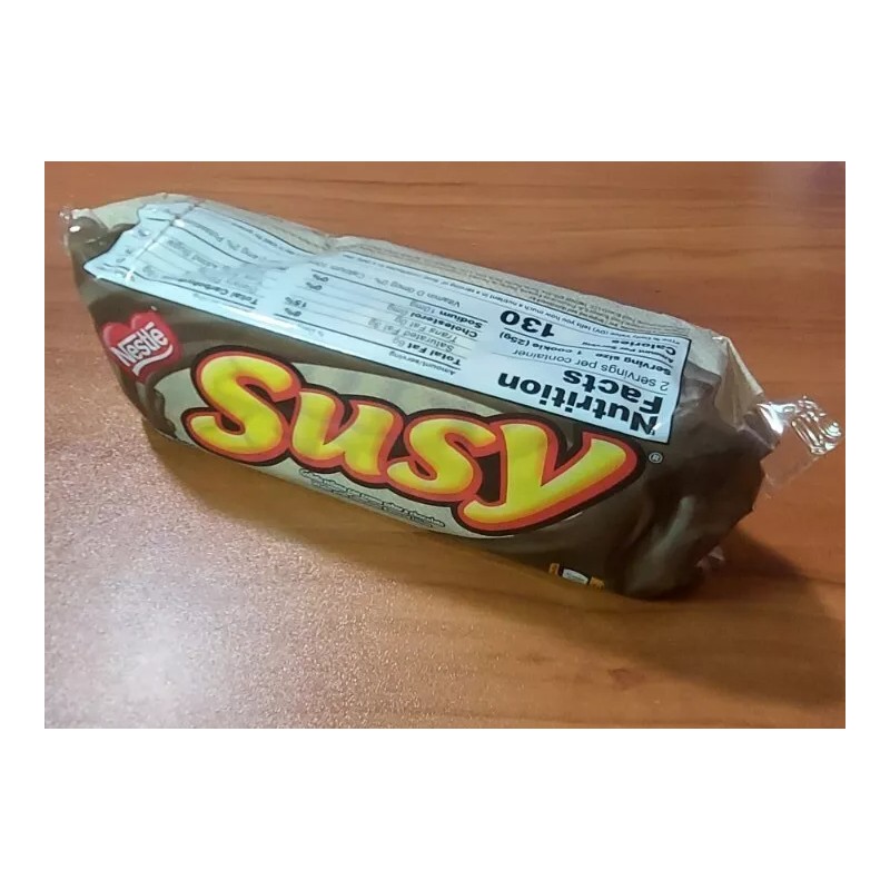 Nestle Galletas SUSY - Venezuelan Wafers with chocolate flavor filling,