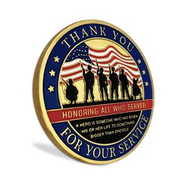 Thank You for Your Service Military Veterans Challenge Coin Appreciation Service Military Coin