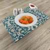 Ambesonne Chinese Place Mats Set of 4, Far Eastern Scroll