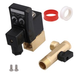 BQLZR AC220V 1/2" Electronic Timed Air Compressor Automatic 2-Way Drain Valve 1.6Mpa Automatic Drain Valve Drain Valve Pneumatic Accessories