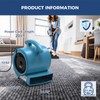 ALORAIR 1000 CFM Air Mover Blower Fan for Drying, Ventilating,