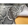 Grey Snake Skin Fabric Snakeskin Digital Animal Print Cotton Material