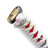 JDMBESTBOY Samurai Sword White Red Shift Knob Shifter Alloy Katana