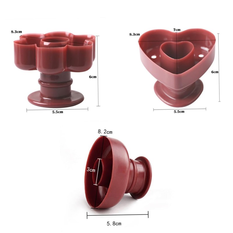 ULTECHNOVO 3Pcs Donut Mold Versatile Plastic Moulds for DIY Desserts