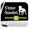 Pittie Grandpa Pitbull Decal Sticker for Car Window