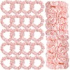 NINFEIQI 10Pcs Satin Hair Scrunchies, Elastic Ponytail Holder for Women