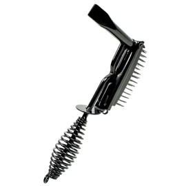 2 In 1 Design Welding Chipping Hammer with Coil Spring Handle and Wire Brush Welding Premium Brush and Chipping Hammer Combo