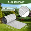 Tandefio Corrugated Metal Garden Edging 12 in x 20 ft