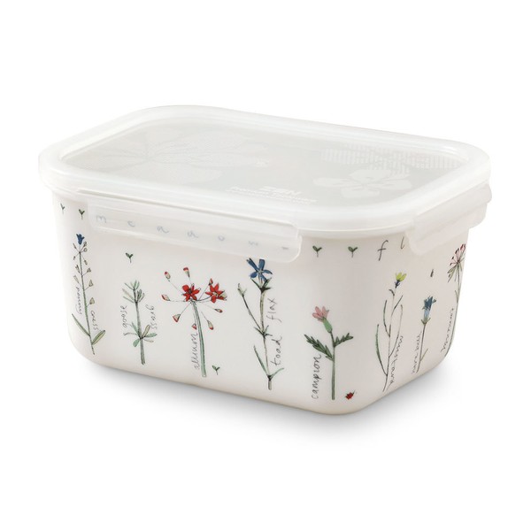 Zen Korea Meadowflower Rectangular (Large/H) 10 Airtight Container 1(2)p /
