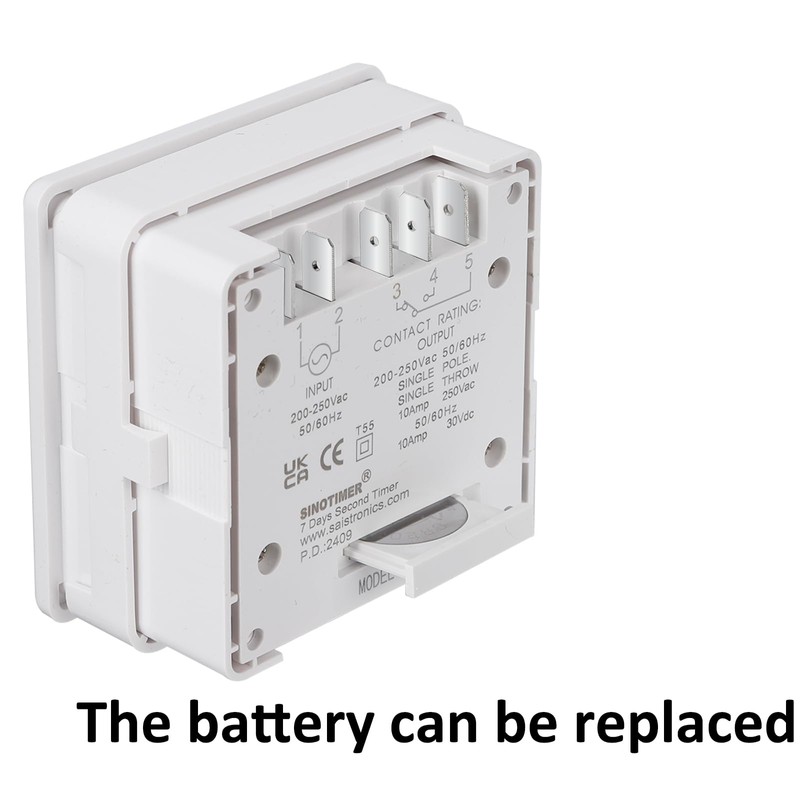 DC/AC 24V Digital Gate Timer Switch - Programmable, Accurate-to-The-Second Control