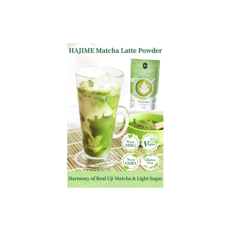 Bjdesign Matcha Latte Powder Hajime Té Verde Matcha Endulz